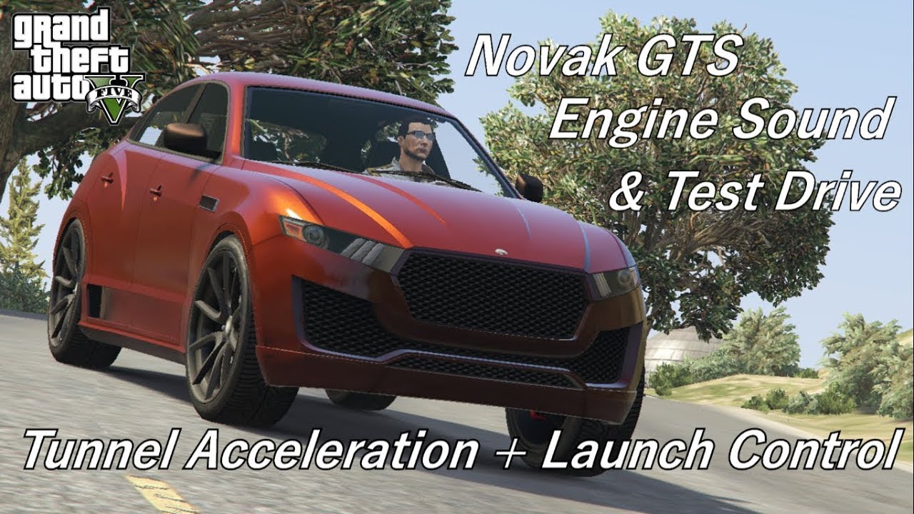 GTA 5 Lampadati Novak Engine Sound, Tunnel Acceleration, Launch Control & Test Drive