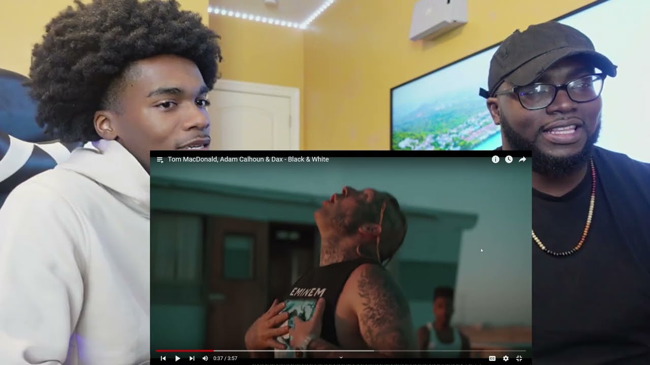 Tom MacDonald, Adam Calhoun & Dax - Black & White REACTION