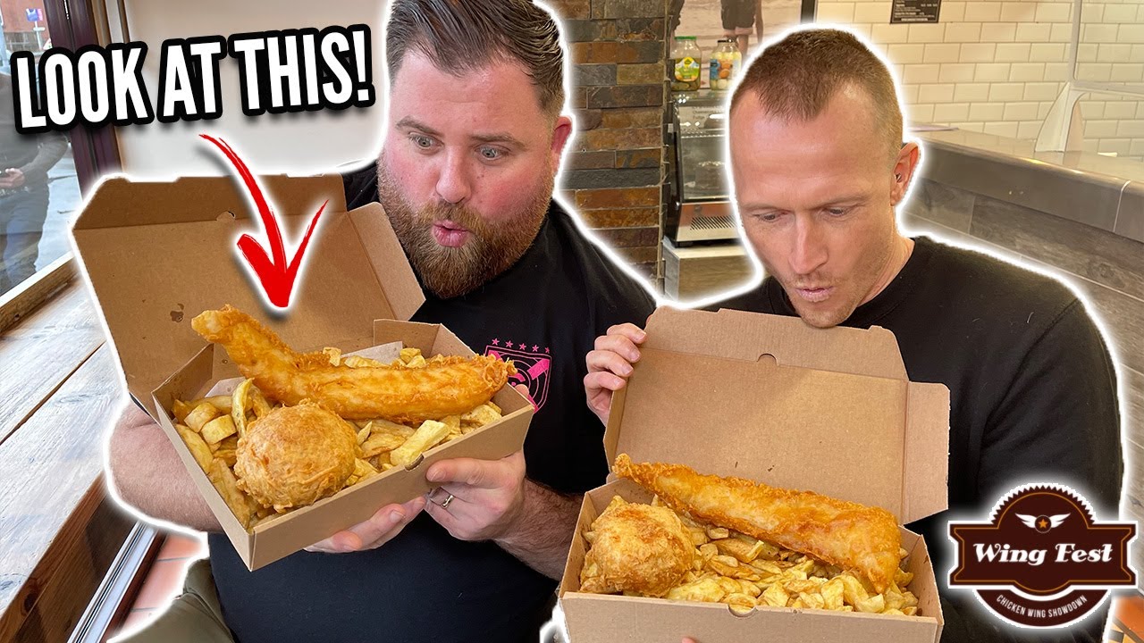 WE TRY FISH & CHIPS IN DERBY | FOOD REVIEW CLUB | FT. RICHARD THACKER