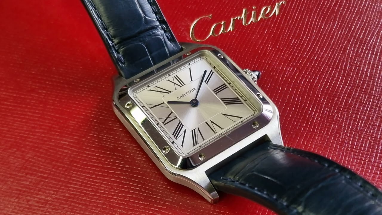 Первый на запястье! Cartier Santos Dumont.