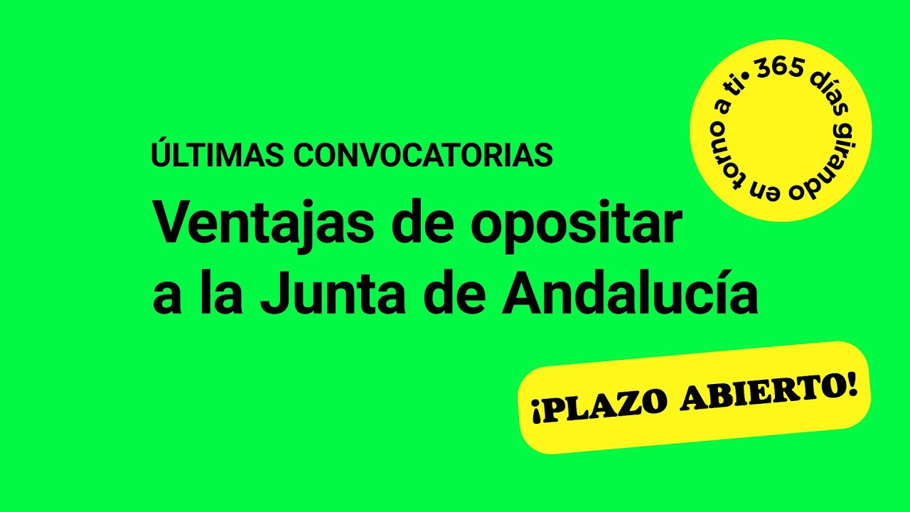 Ventajas de opositar a la Junta de Andaluc&iacute;a | Mundopositor 🌍