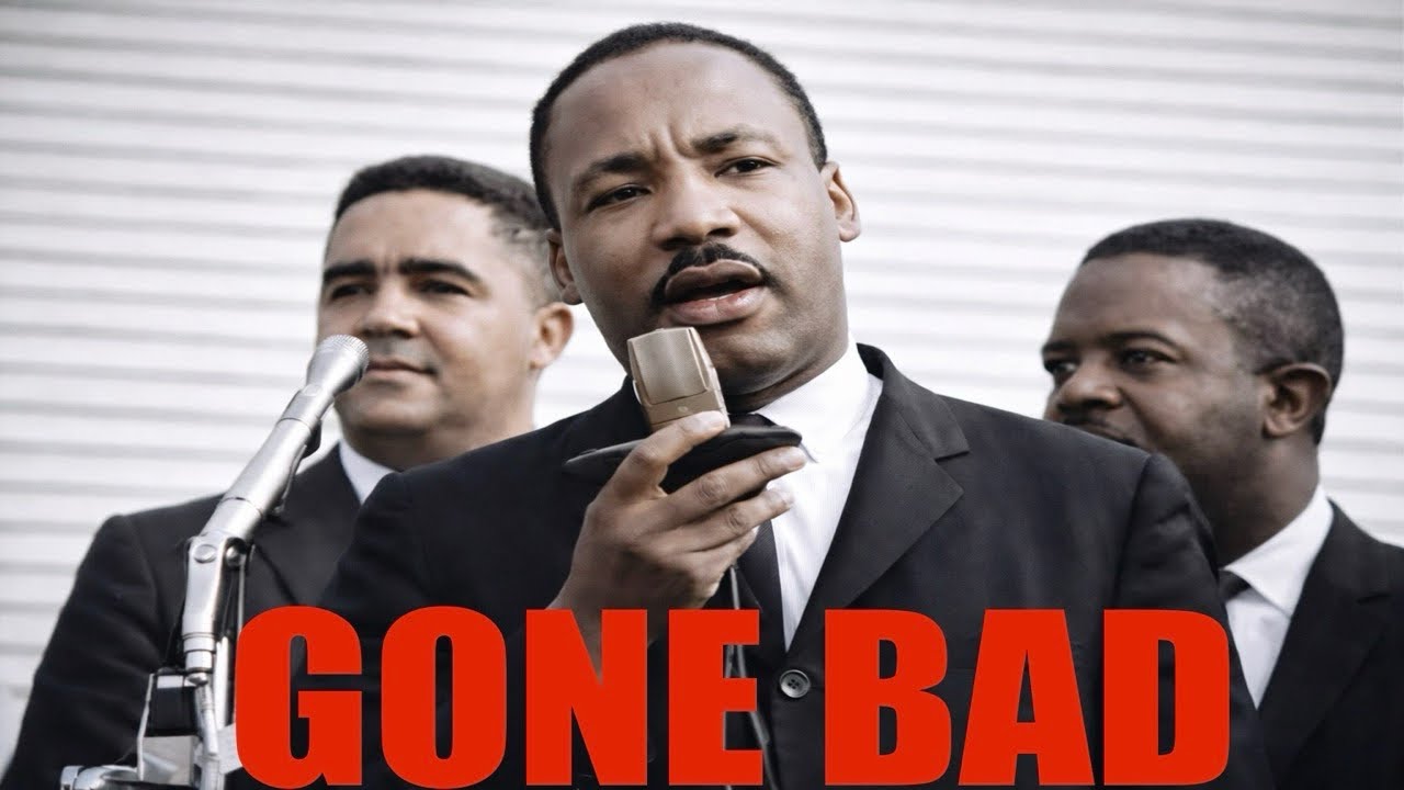 MLK DAY PARADE LOS ANGELES  TRADITIONAL GANG BRAWL
