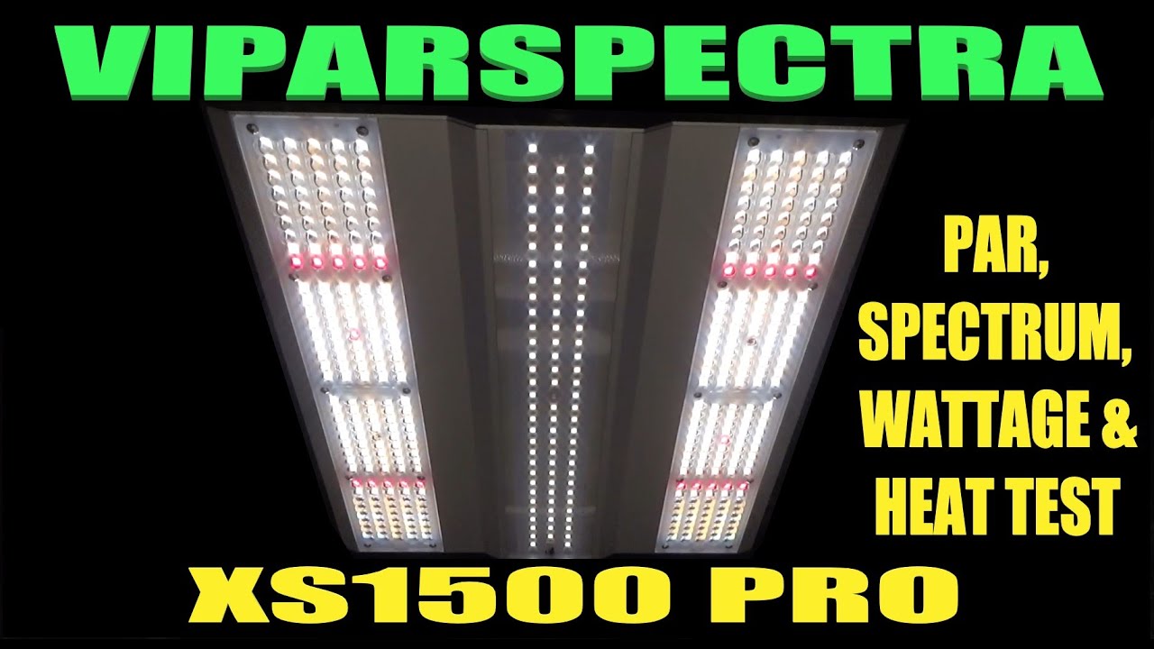 Совершенно новый Viparspectra XS1500 Pro! Посмотрите, как он проходит PAR-тест по 4 углам и не только!