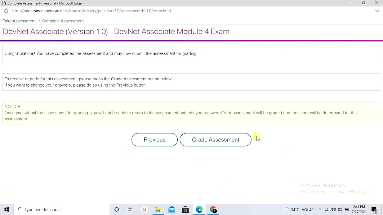 DevNet Associate Module 4 Exam | Understanding and Using APIs Content | CISCO DEVNET COURSE