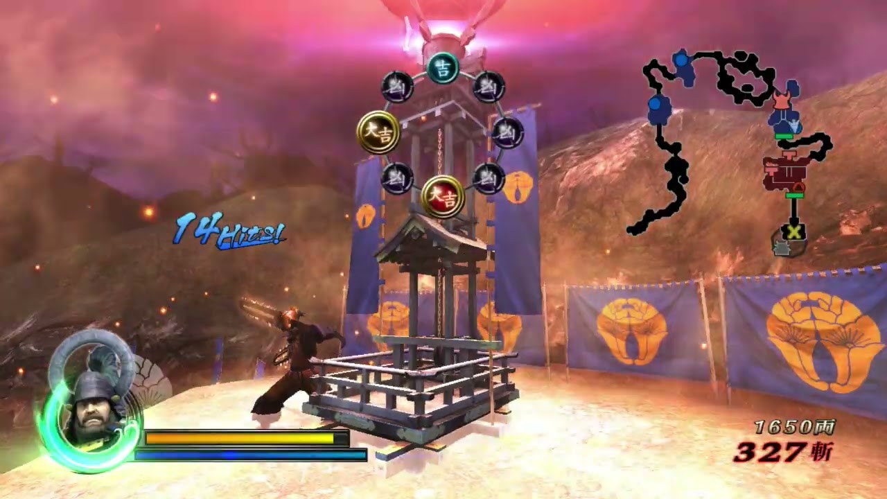 （PS3）戦国BASARA３　宴　天下統一　立花宗茂　ステージ３　金ヶ崎睡夢戦
