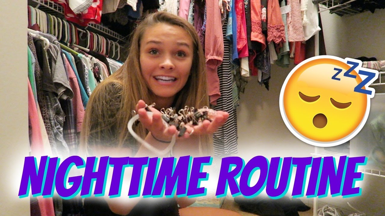 MY NIGHT ROUTINE!