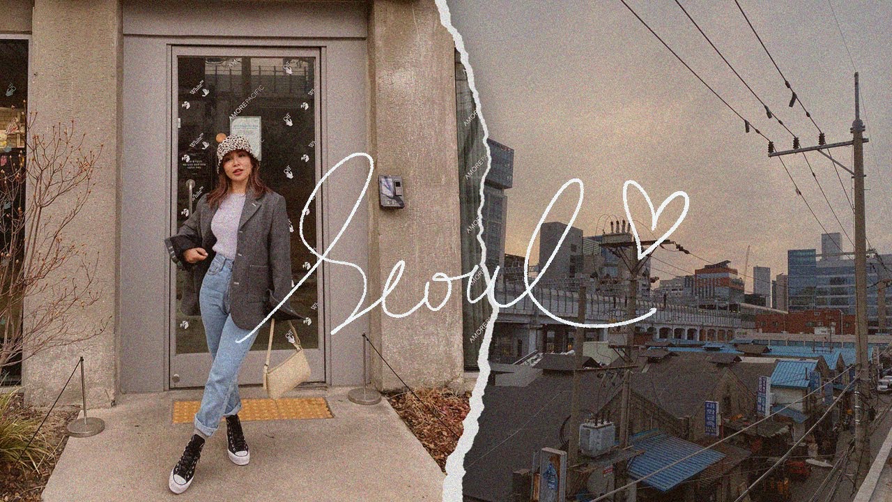 Seoul Vlog | amorepacific seongsu, osulloc cafe, konkuk university 아모레성수, 오설록, 건국대 브이로그