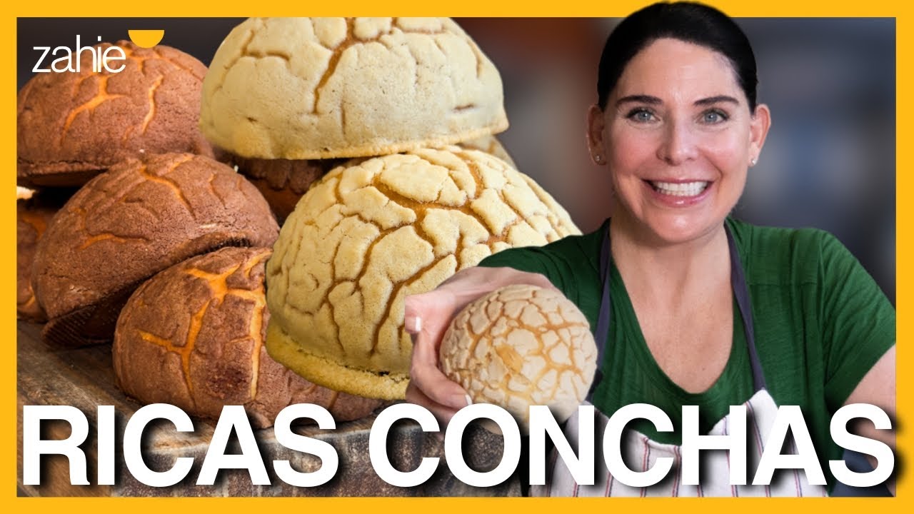 Exquisitas CONCHAS CASERAS - Fácil y Rápido | Zahie Téllez