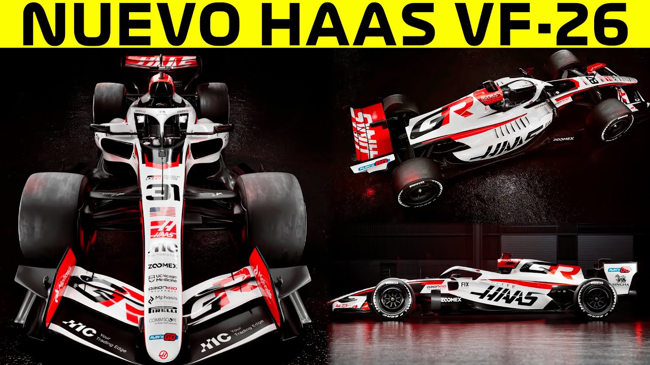 ⚠️ULTIMA HORA🔥 REVELADO el NUEVO HAAS VF-26✅ ANALISIS y DETALLES TECNICOS del MONOPLAZA✨ AGRESIVO