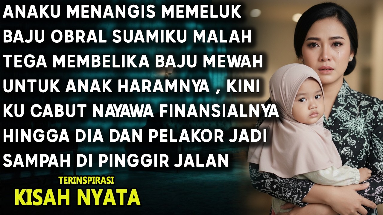 TEGA ! SUAMI MEMBIARKAN ANAKU MENANGIS HISTERIS DAN BELA ANAK HARAM PELAKOR , AKAN KU BALAS DIA !