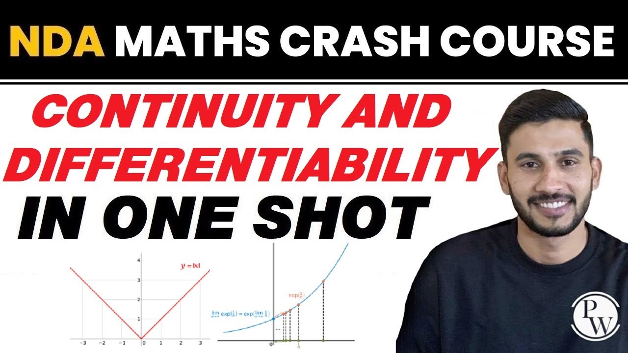 CONTINUITY AND DIFFERENTIABILITY in One Shot || NDA Maths Crash Course