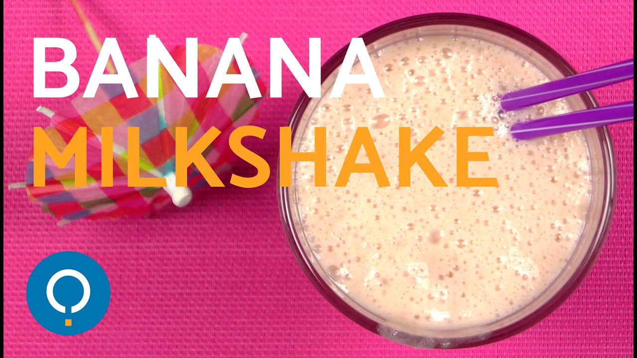 Vegan Banana Milkshake - Easy Recipe