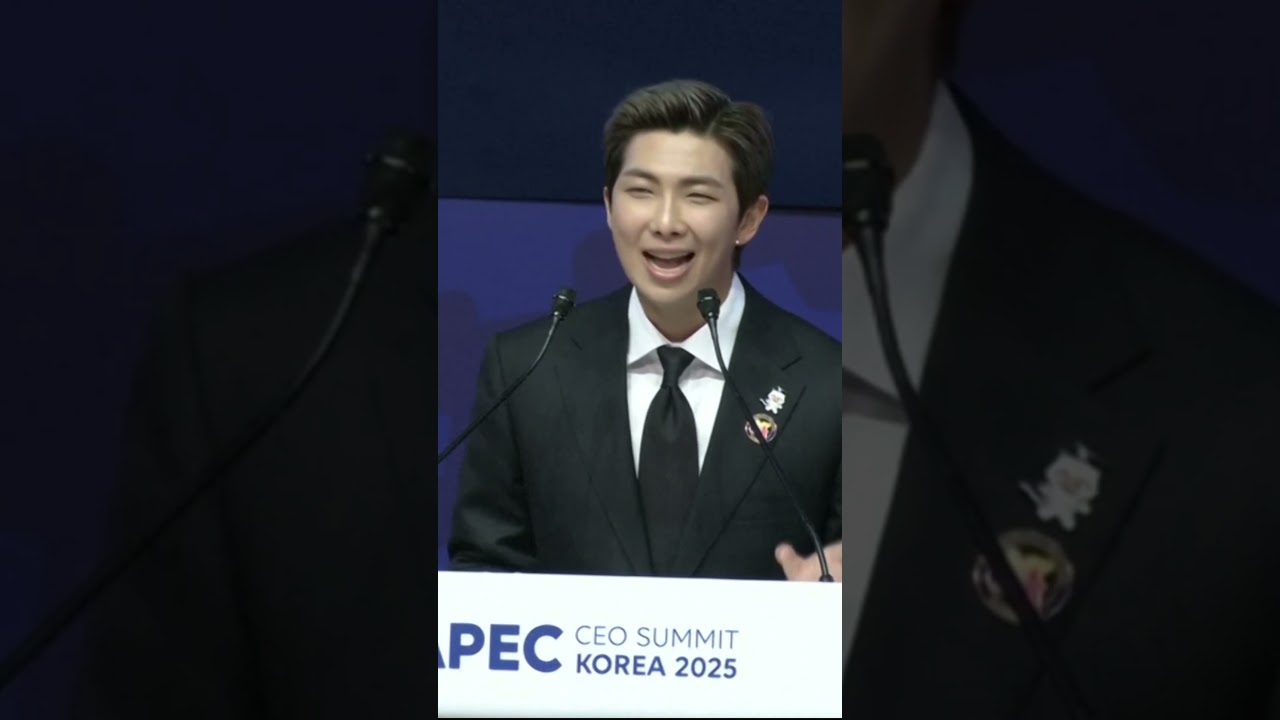 Историческая речь лидера BTS RM на саммите руководителей АТЭС в Южной Корее | AC1G