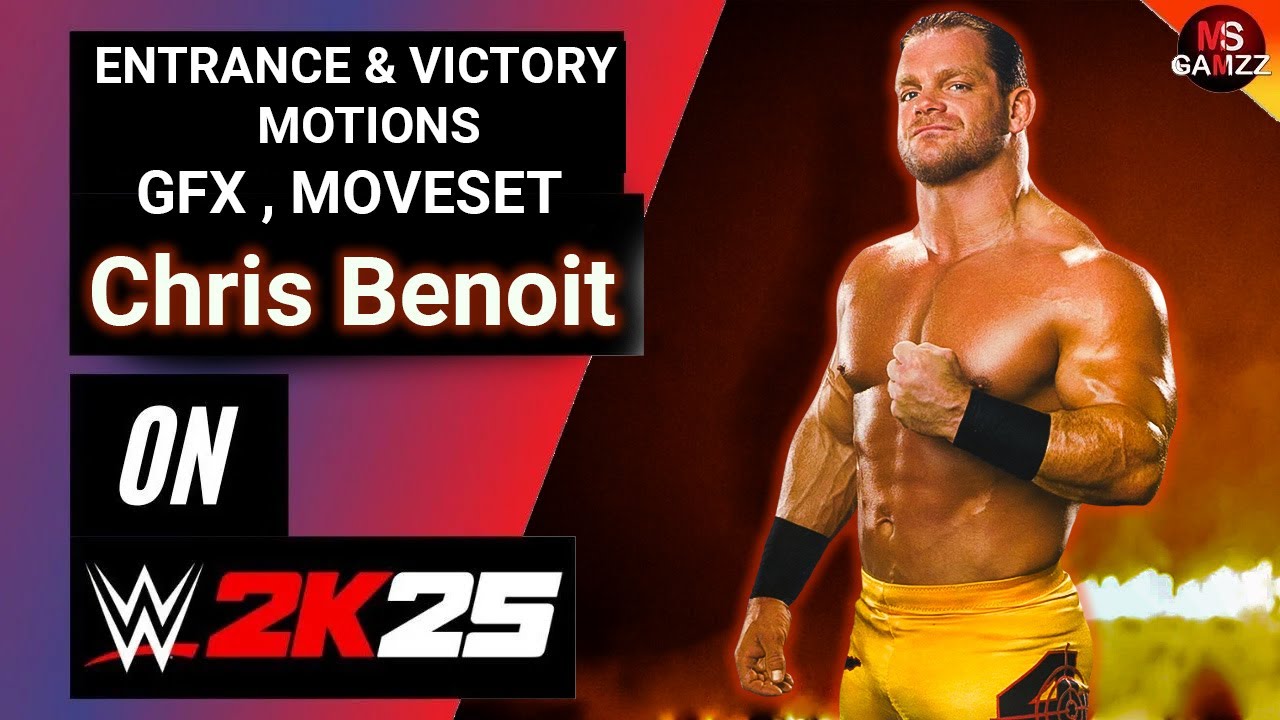 How to Make Chris Benoit GFX , Entrance Motion , Victory Motion in WWE 2K25