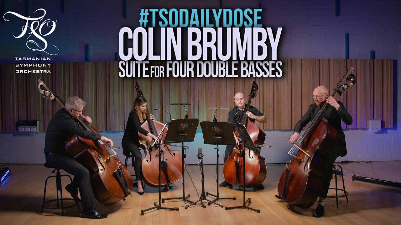 #TSODailyDose COLIN BRUMBY Suite for Four Double Basses