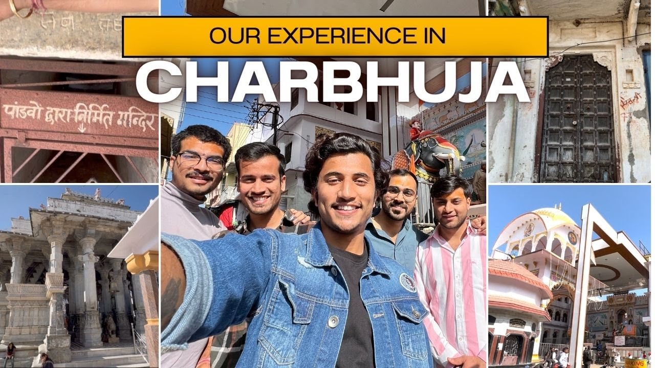हमने देखा पांडवों द्वारा निर्मित मंदिर 😱| ABHISHEK SONI VLOGS | CHARBHUJA JI |