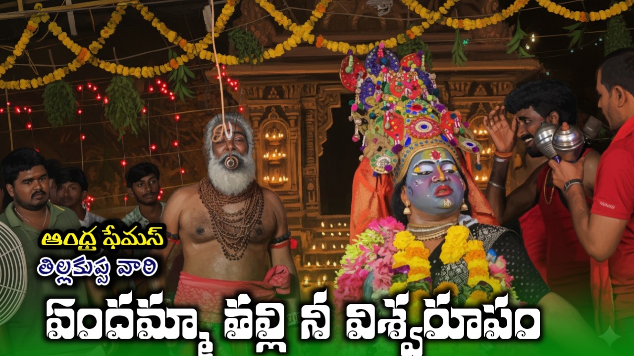 ఏందమ్మా తల్లి నీ విశ్వరూపం 💫 గురువుగారు సూపర్ వాయిస్ 💫 tillakuppa vari