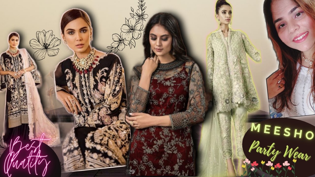 Meesho Haul| Meesho Dress Material Haul| Meesho Party Wear Suits Haul| Pakistani Semistitched Suits