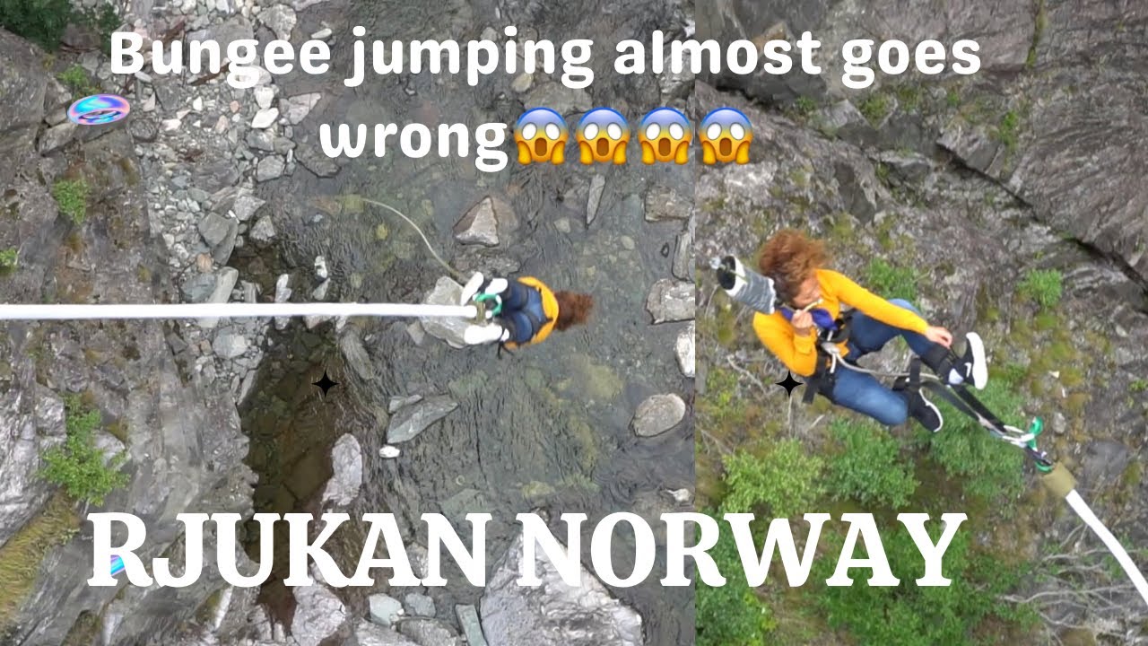 Bungee jumping | Rjukan Norway | One of the most scary sports