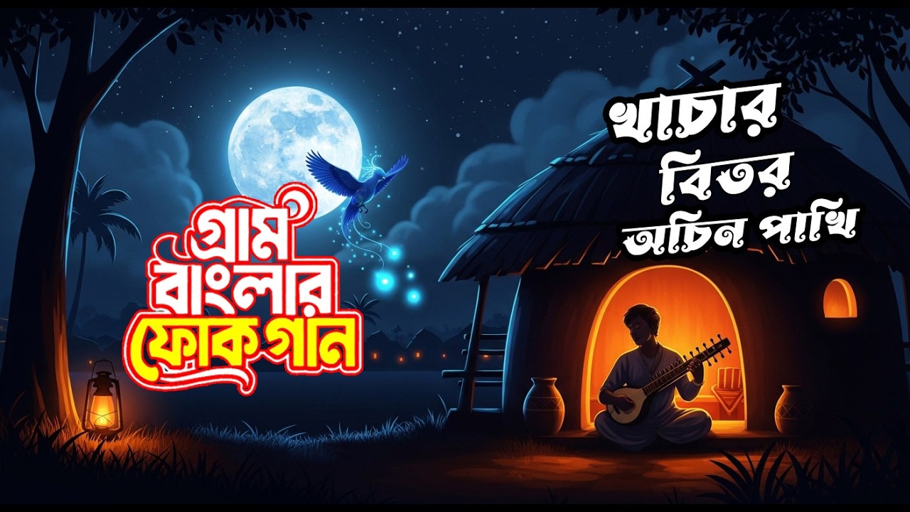 Lalon Geeti  Khachar Bhitor Ochin Pakhi | Bangla Song | Bangla Folk | FOLK COVER BD