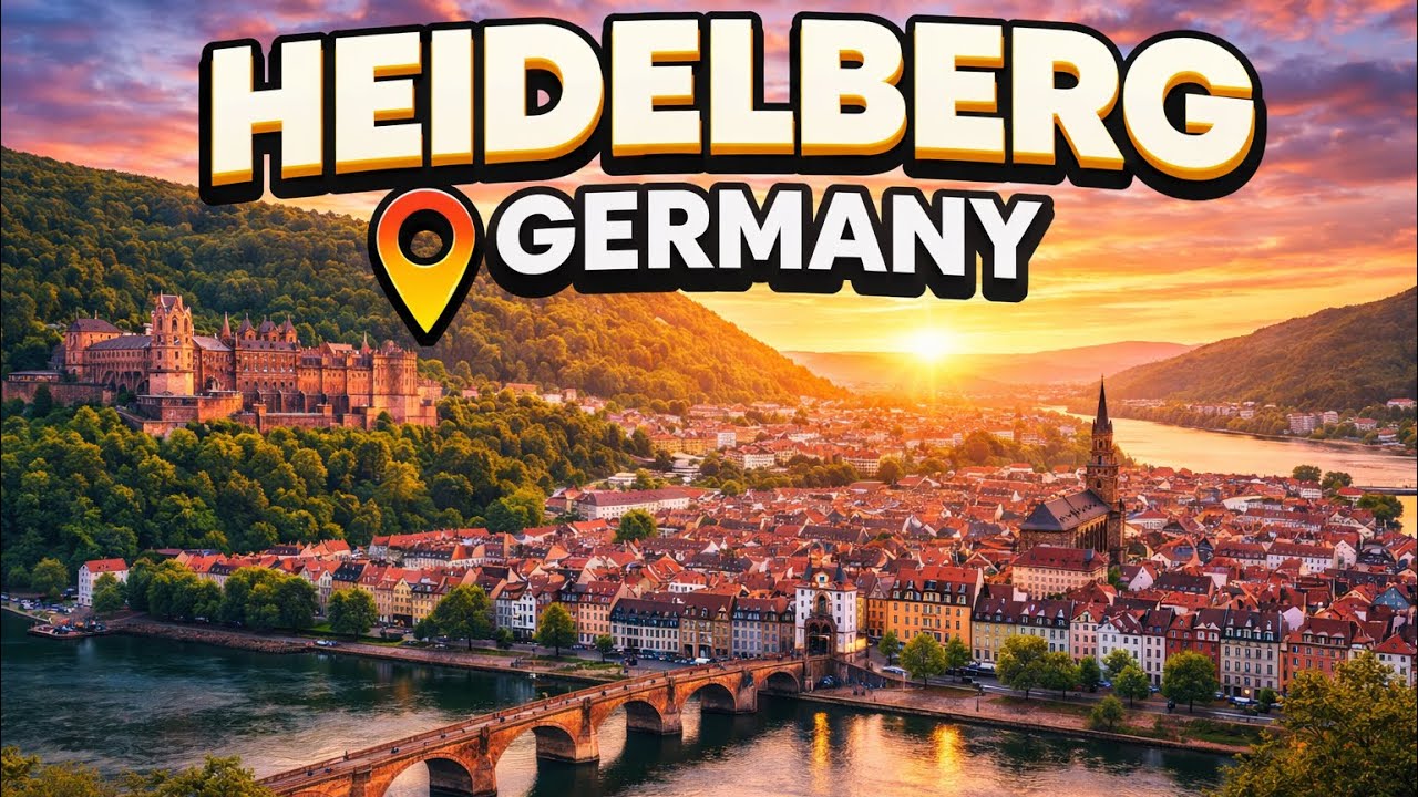 4K HDR 🔥 Heidelberg Germany 🇩🇪 | One of the Most Beautiful Cities in Europe 