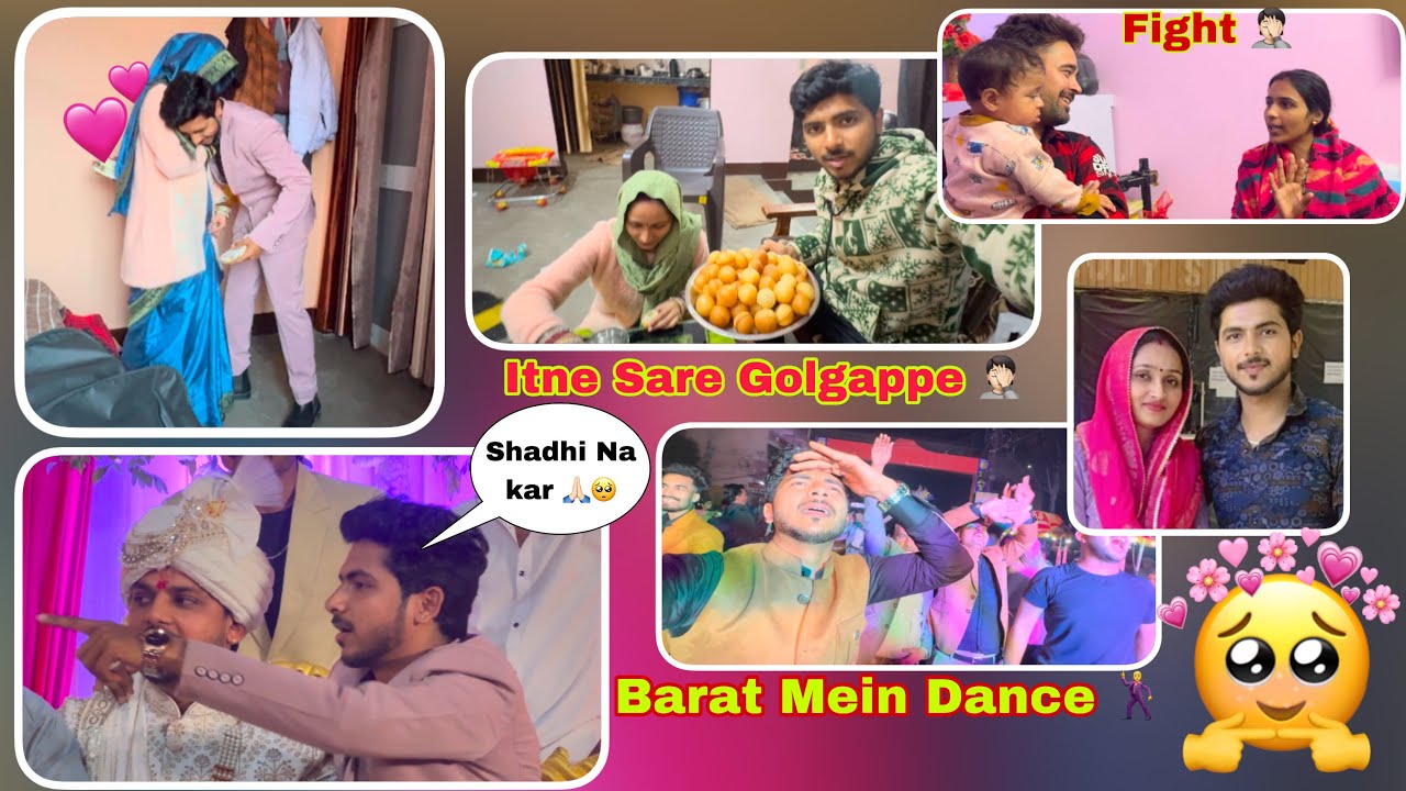 Bhut Dance kiya Or Wife ke Hath ke Golgappe 💕 