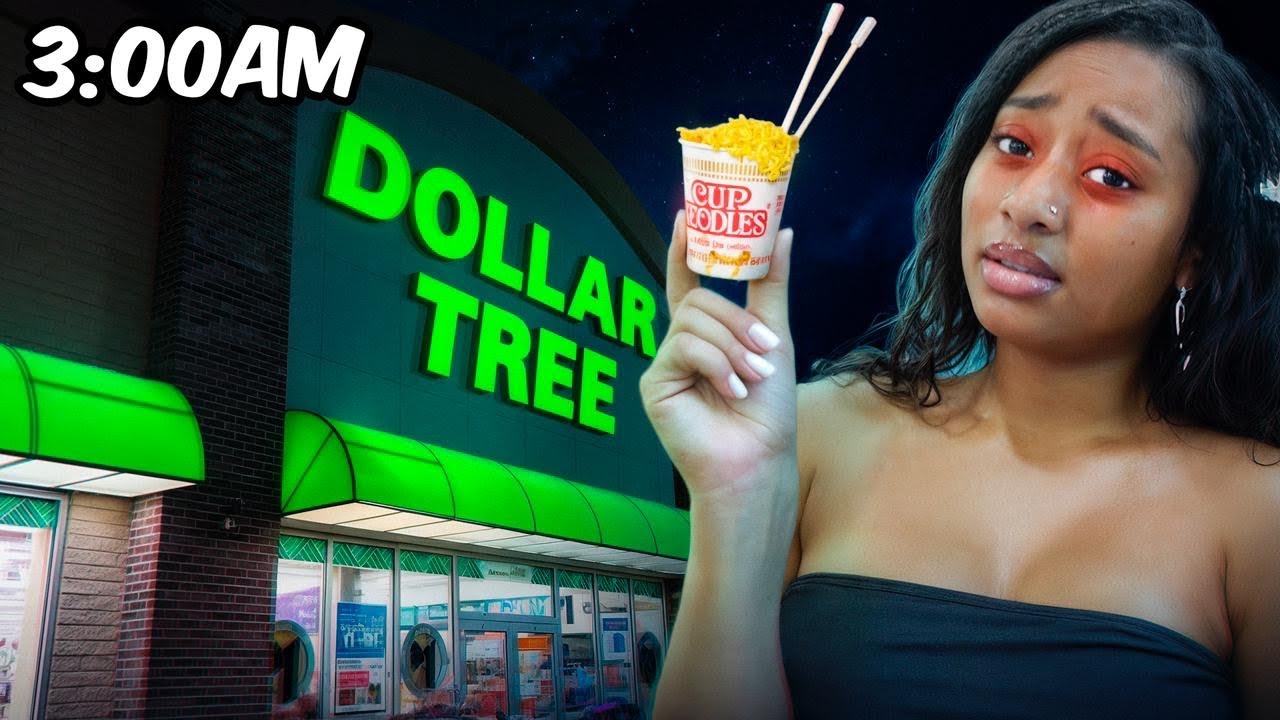 В течение 24 часов я питалась ТОЛЬКО продуктами из магазина «Все по доллару»!