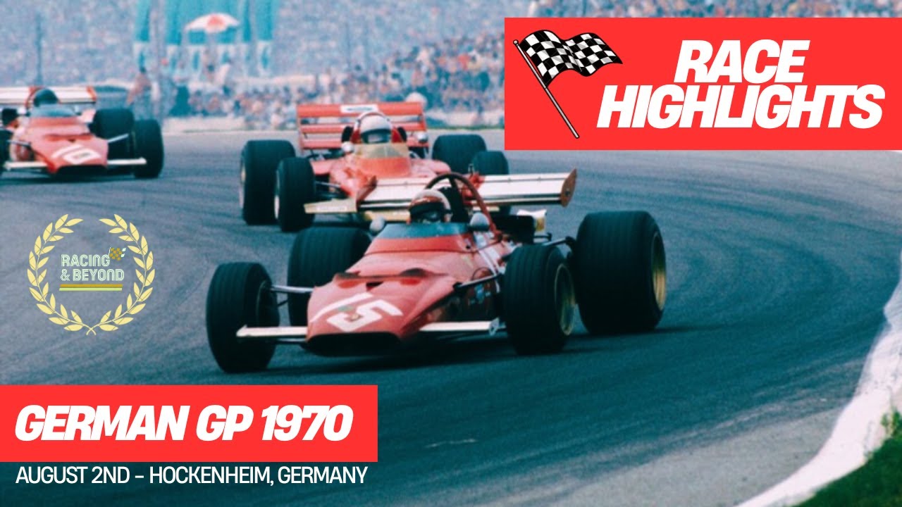 Formula 1 1970 German Grand Prix - Rindt vs Ickx Spectacular Duel - F1 Highlights
