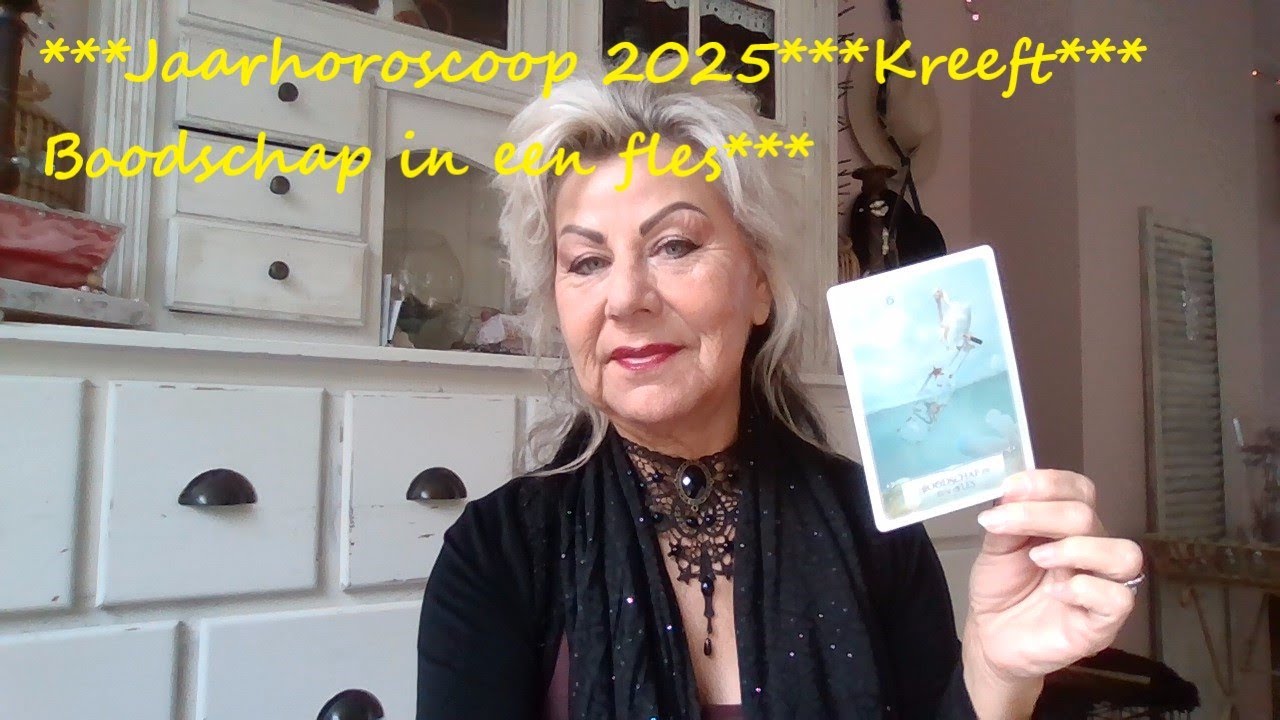 ***Jaarhoroscoop 2025***Kreeft***Boodschap in een fles***