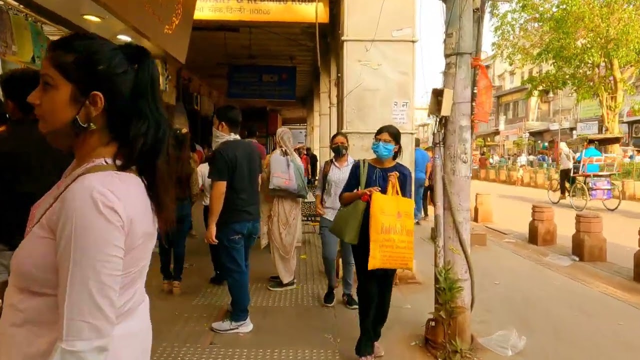 Walking in Old Delhi (Chandni Chowk) 🌞🏖️Summer Walking tour | Walking in india | Delhi City Walking