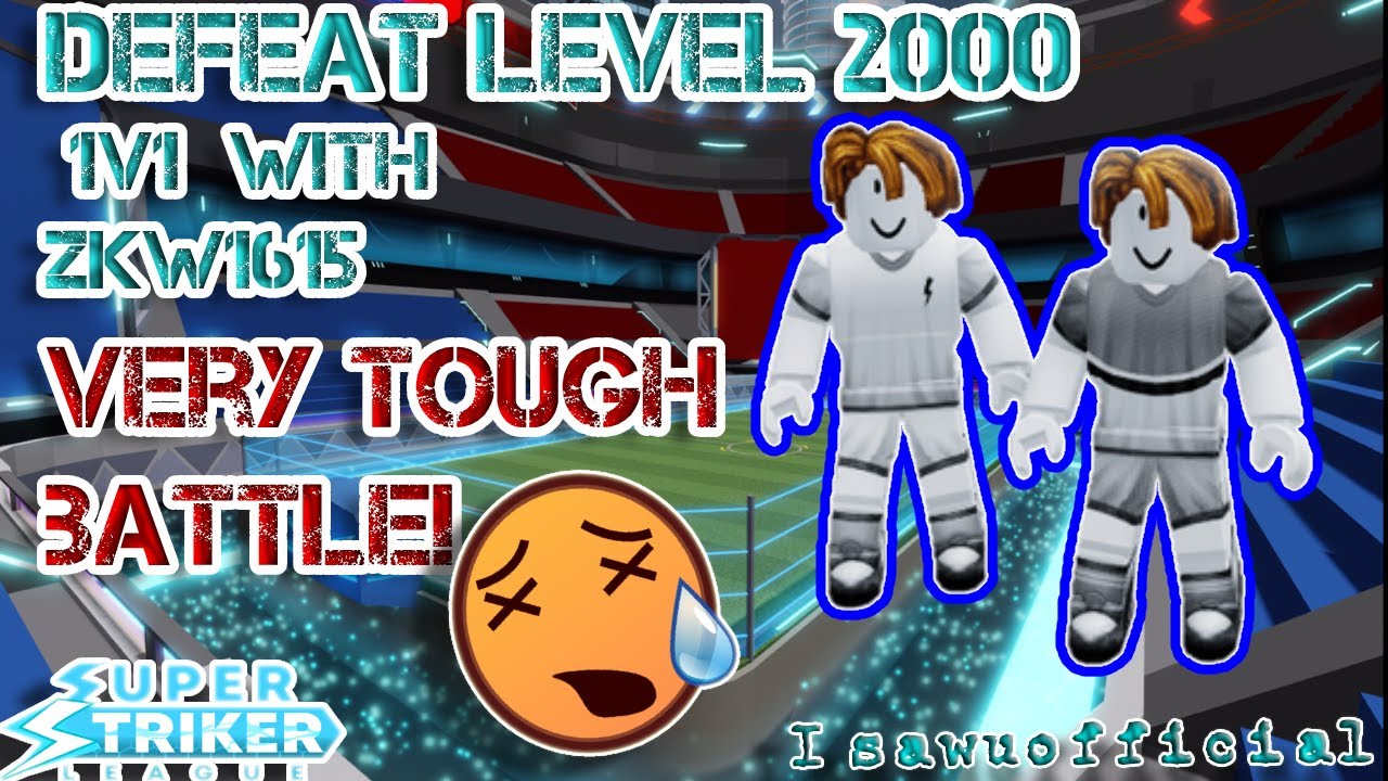 Битва между уровнями 2000 и 1000 Очень тяжелая игра!! | Лига суперстрайкеров | SSL 1 на 1 | Roblox |