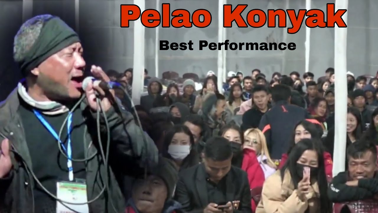Pelao Konyak the Legendary Konyak Singer @ Konyak Student Union  platinum jubilee 2023.