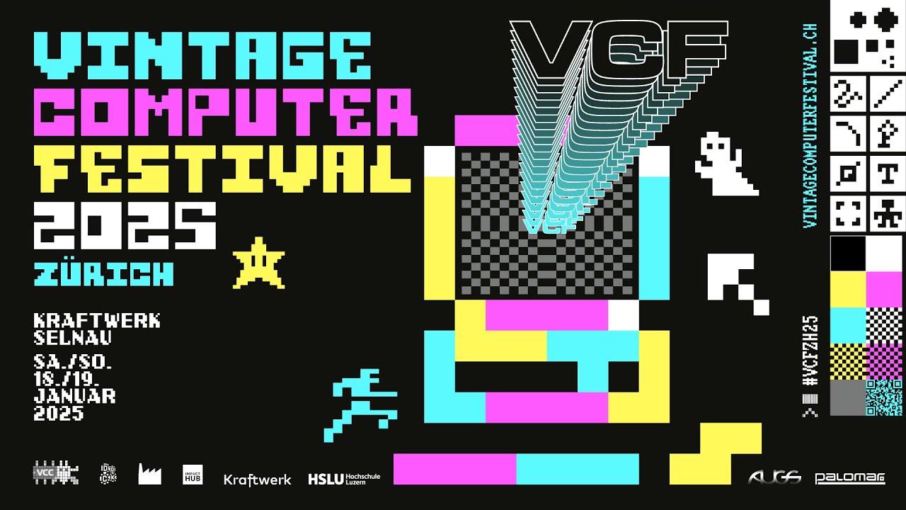 Vintage Computer Festival Zürich 2025 Samstag - Vorträge #VCFZH25