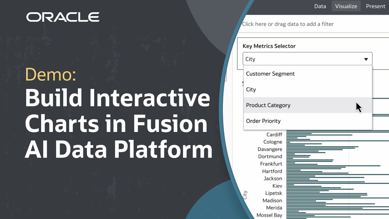 How to Create Interactive Charts in Oracle Fusion AI Data Platform