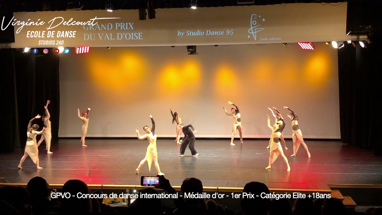 Concours de danse international - Grand Prix du Val d'Oise GPVO - M&eacute;daille d'or - cat&eacute;gorie Elite