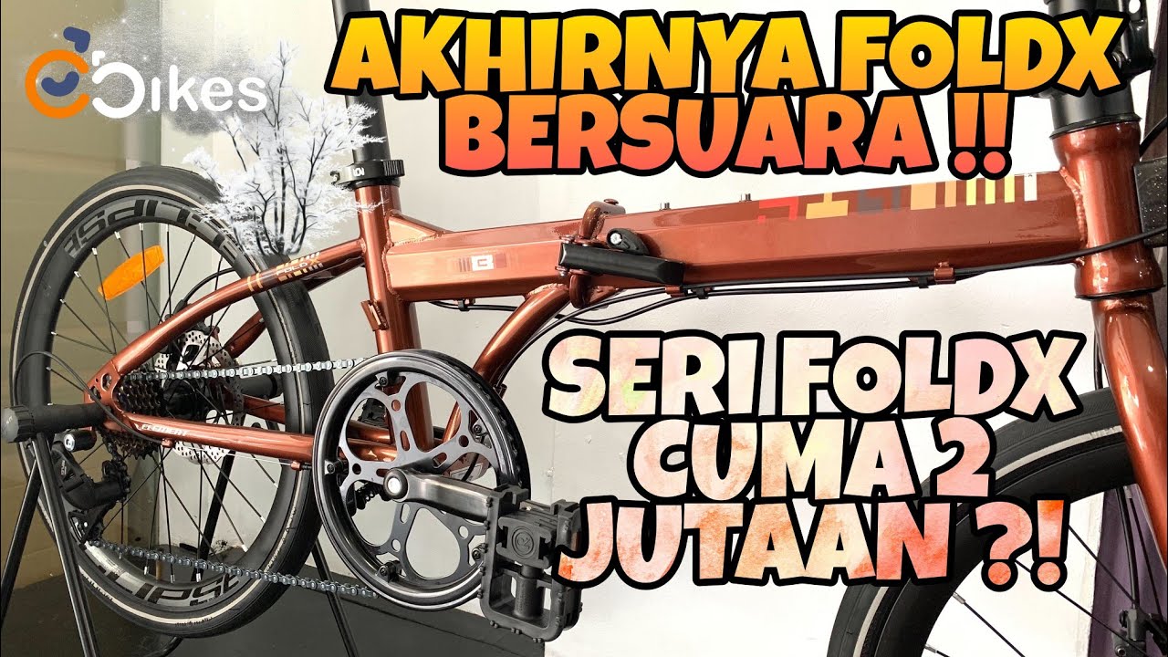 Desain mewah + Rem Hidrolik cuma 2 Juta! FoldX 8 Edisi 2022 By Element!