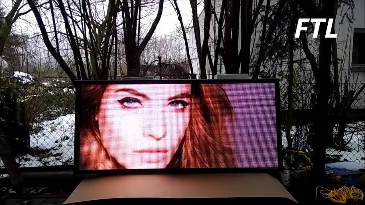 Telebim LED 224x96 Display LED full color P10 smd Tablica Wyświetlacz zewnętrzny Reklama Outdoor