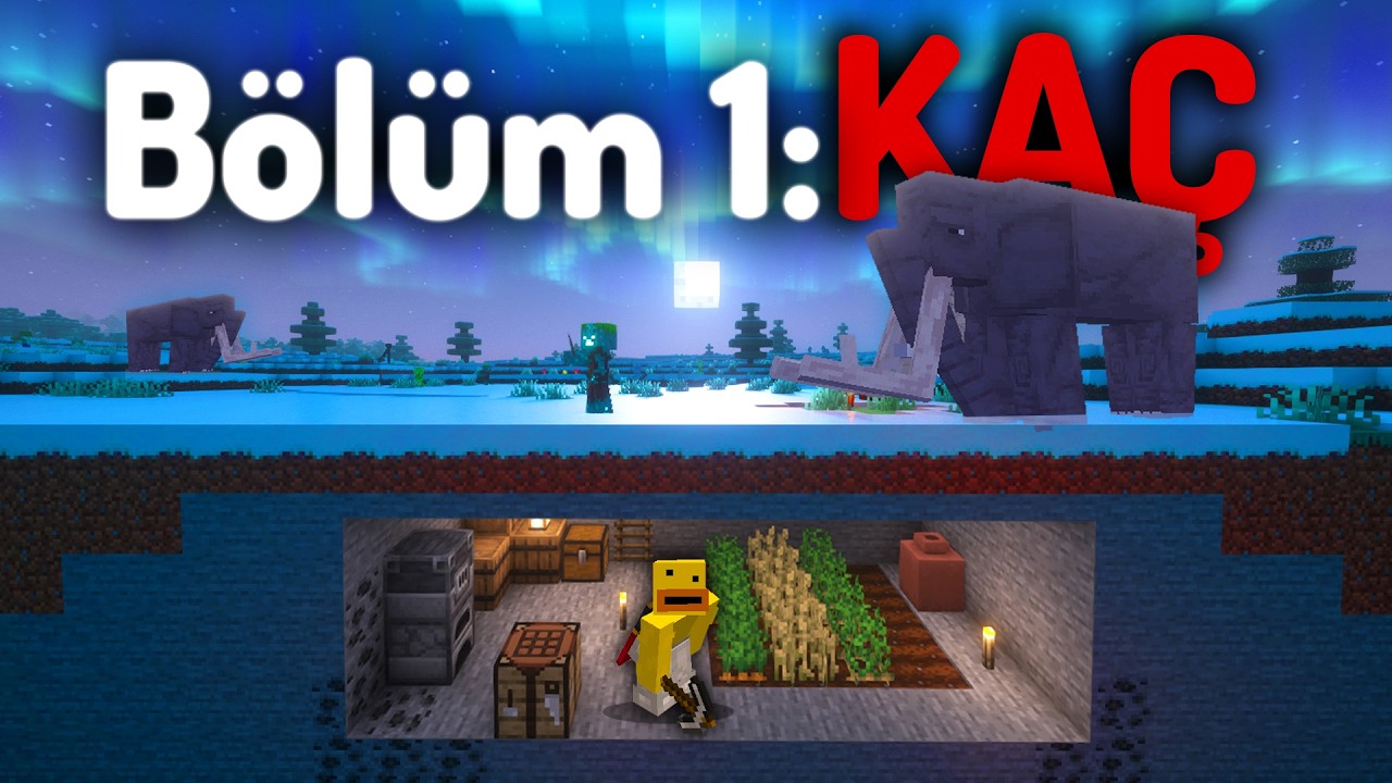 Minecraft'ın EN SOĞUK Dünyasında Hayatta Kalabildim mi ?