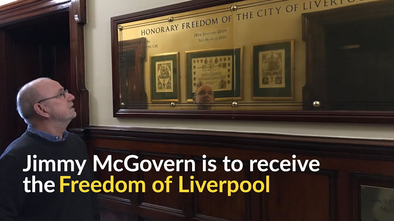 Freedom of the City for Jimmy McGovern & Andrew Devine, the 97th victim of the Hillsborough tragedy