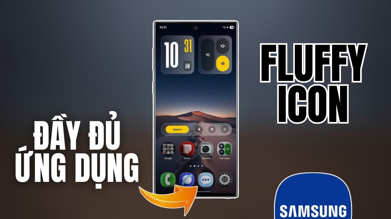 How to Create Your Own Fluffy Icons for Any App on Samsung One UI
