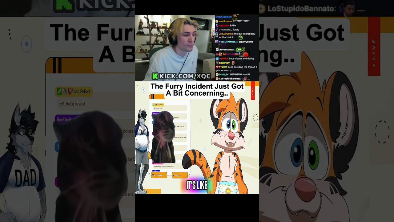 Furry Responds To XQCs Front Page Reaction.. 🤣 