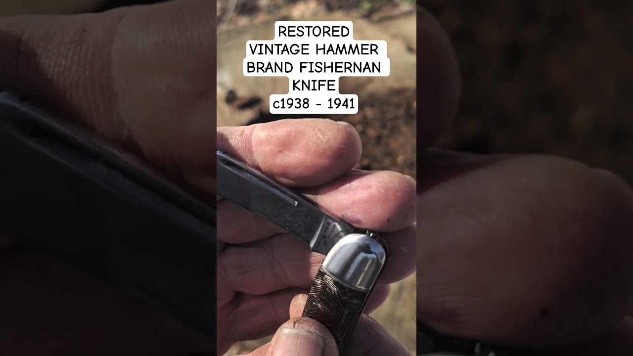 RESTORED VINTAGE HAMMER BRAND FISHERMAN c1938 to 1941. #restoration
