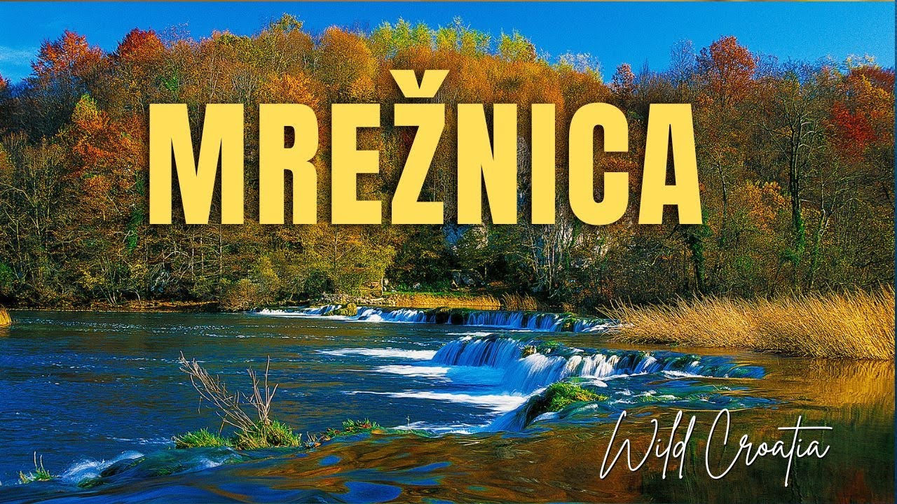 Autumn on the river Mreznica, Croatia