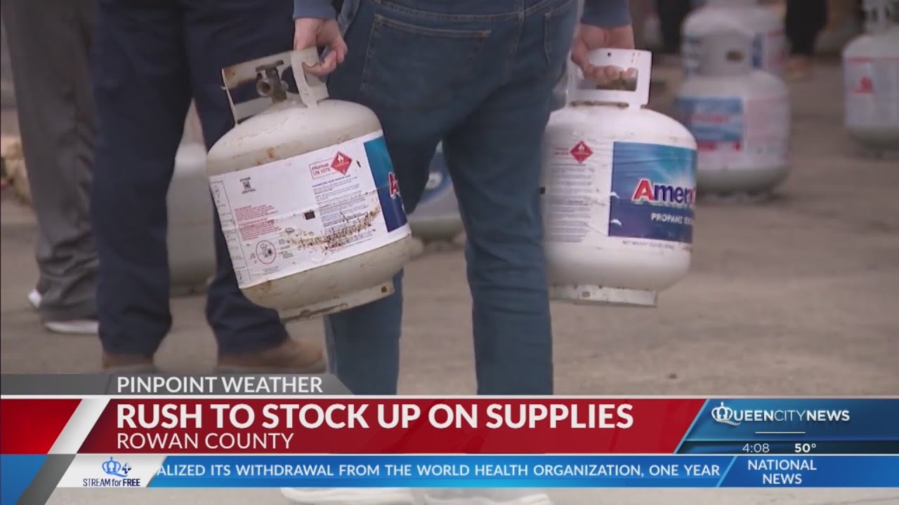 Propane demand surges in Rowan County ahead of weekend storm