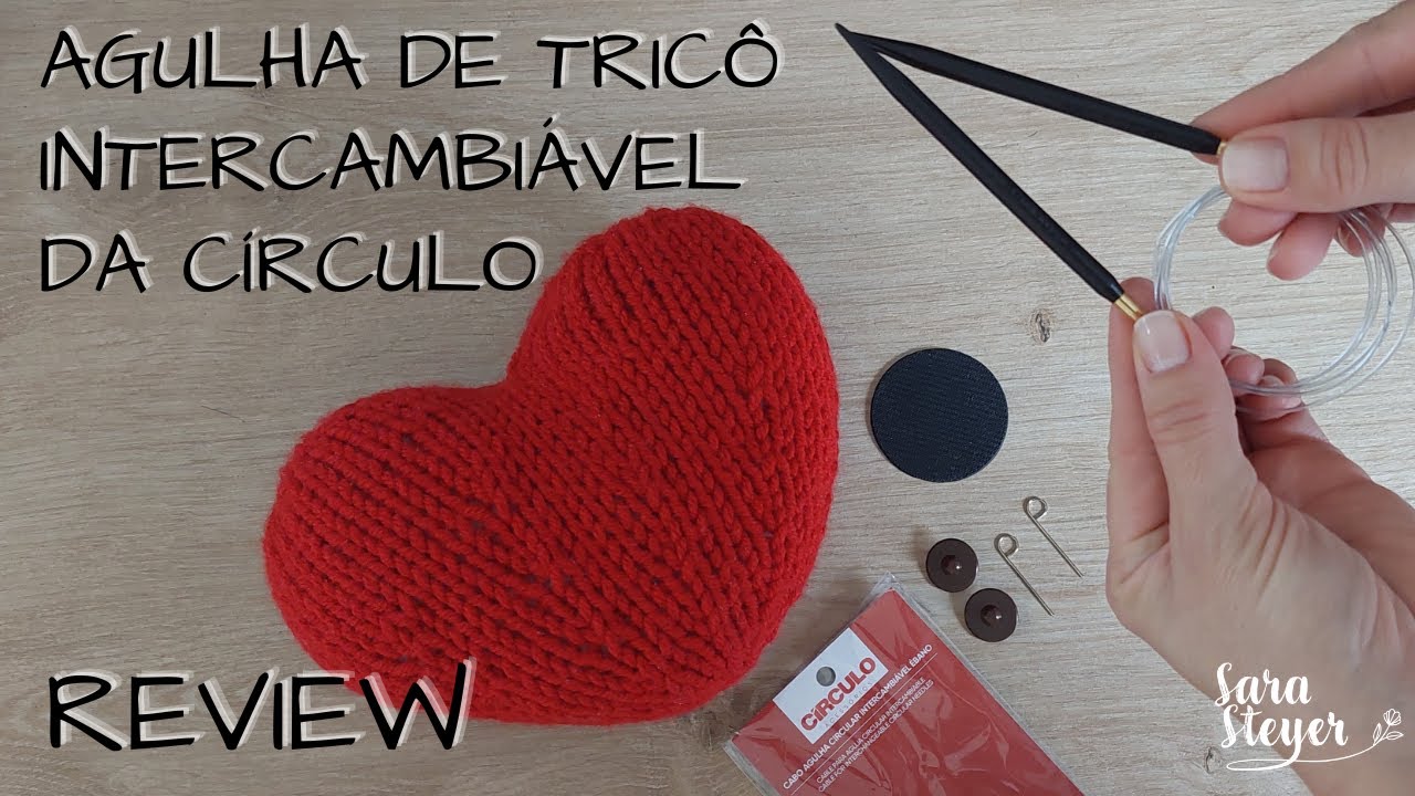 REVIEW - AGULHA DE TRICÔ INTERCAMBIÁVEL ÉBANO DA CÍRCULO - AGULHA DE TRICÔ - SARA STEYER