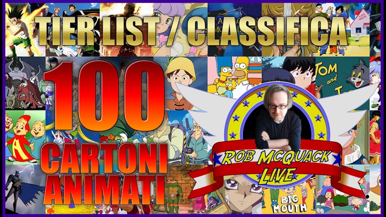 TIER LIST / CLASSIFICA 100 SERIE ANIMATE DELLA NOSTRA INFANZIA