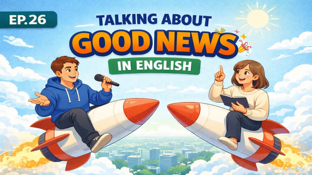 How to Share Good News in English | Real Conversation #englishpodcast 