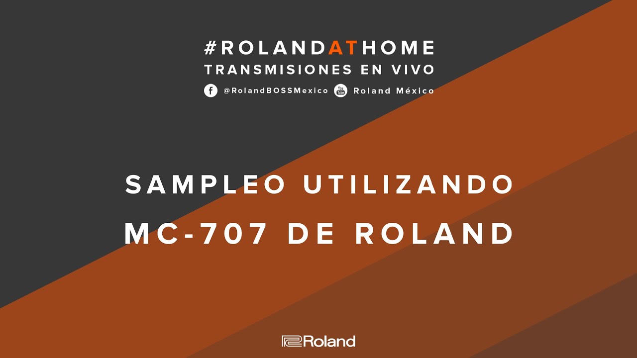 #rolandathome Sampleo utilizando MC-707 de Roland 🧡