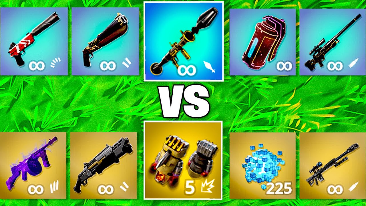 Fortnite but Everyone has EXOTIC VS MYTHIC ITEMS!