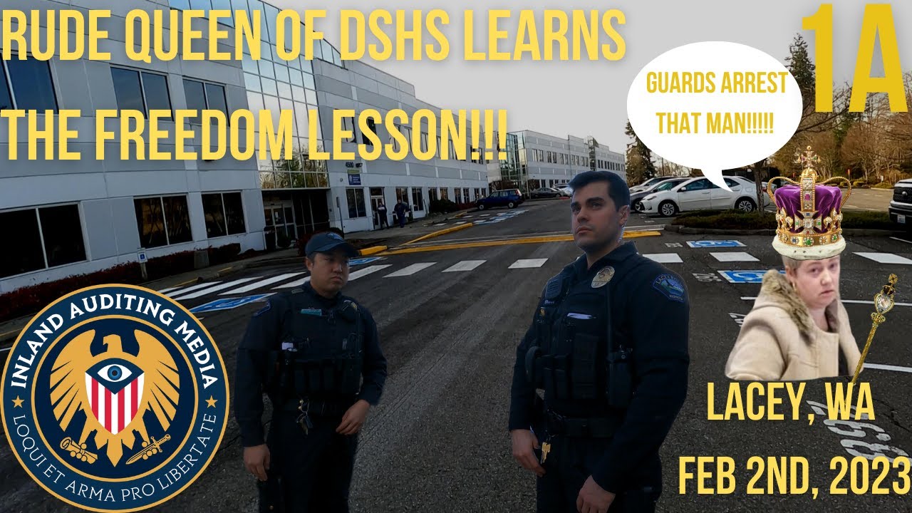 RUDE QUEEN OF DSHS LEARNS THE FREEDOM LESSON!!! GUARDS, ARREST THAT MAN!!!!!